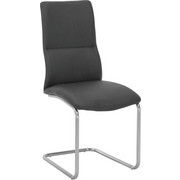 SCHWINGSTUHL in Metall, Textil Schwarz - Schwarz, Design, Textil/Metall (44/96/63cm) - Carryhome