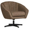 SESSEL in Bouclé Rotbraun  - Rotbraun/Schwarz, Design, Textil/Metall (80/78/80cm) - Stylife