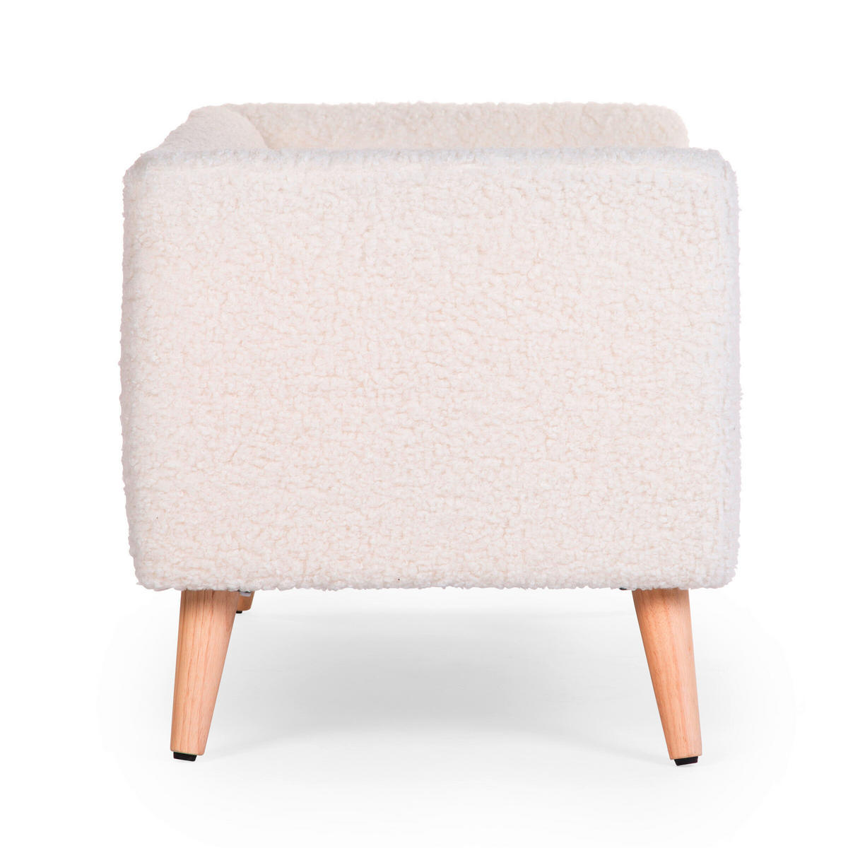 KINDERSITZBANK - Weiß/Kieferfarben, Basics, Holz/Kunststoff (44/45/88cm) - Childhome
