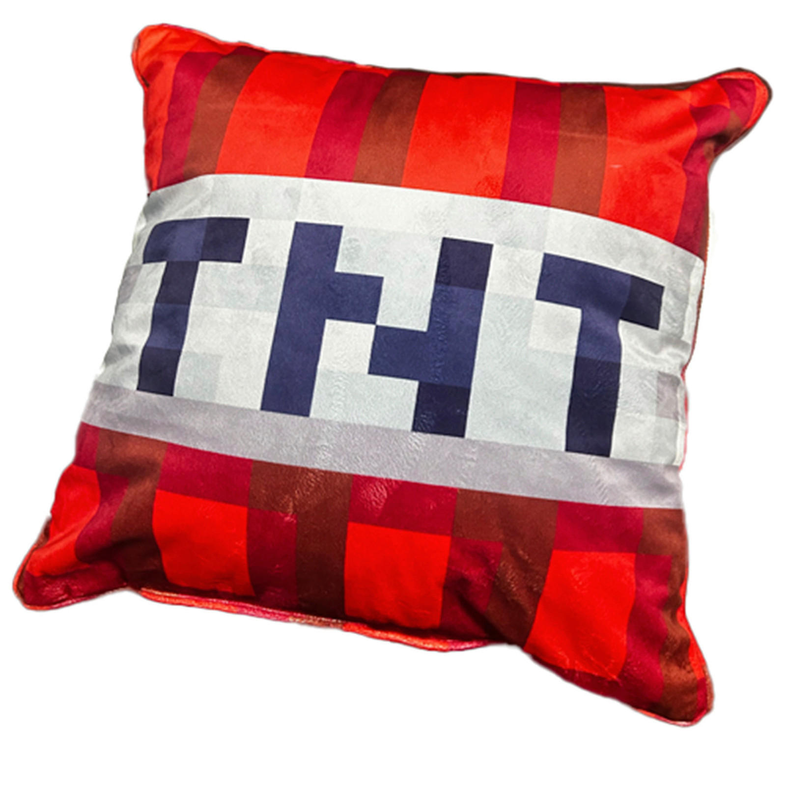 KINDERKISSEN   38/38/5 cm  - Rot, Trend, Textil (38/38/5cm) - Minecraft