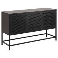 SIDEBOARD Newcastle  in 125/75/40 cm  - Schwarz, Design, Metall (125/75/40cm) - Ambia Home