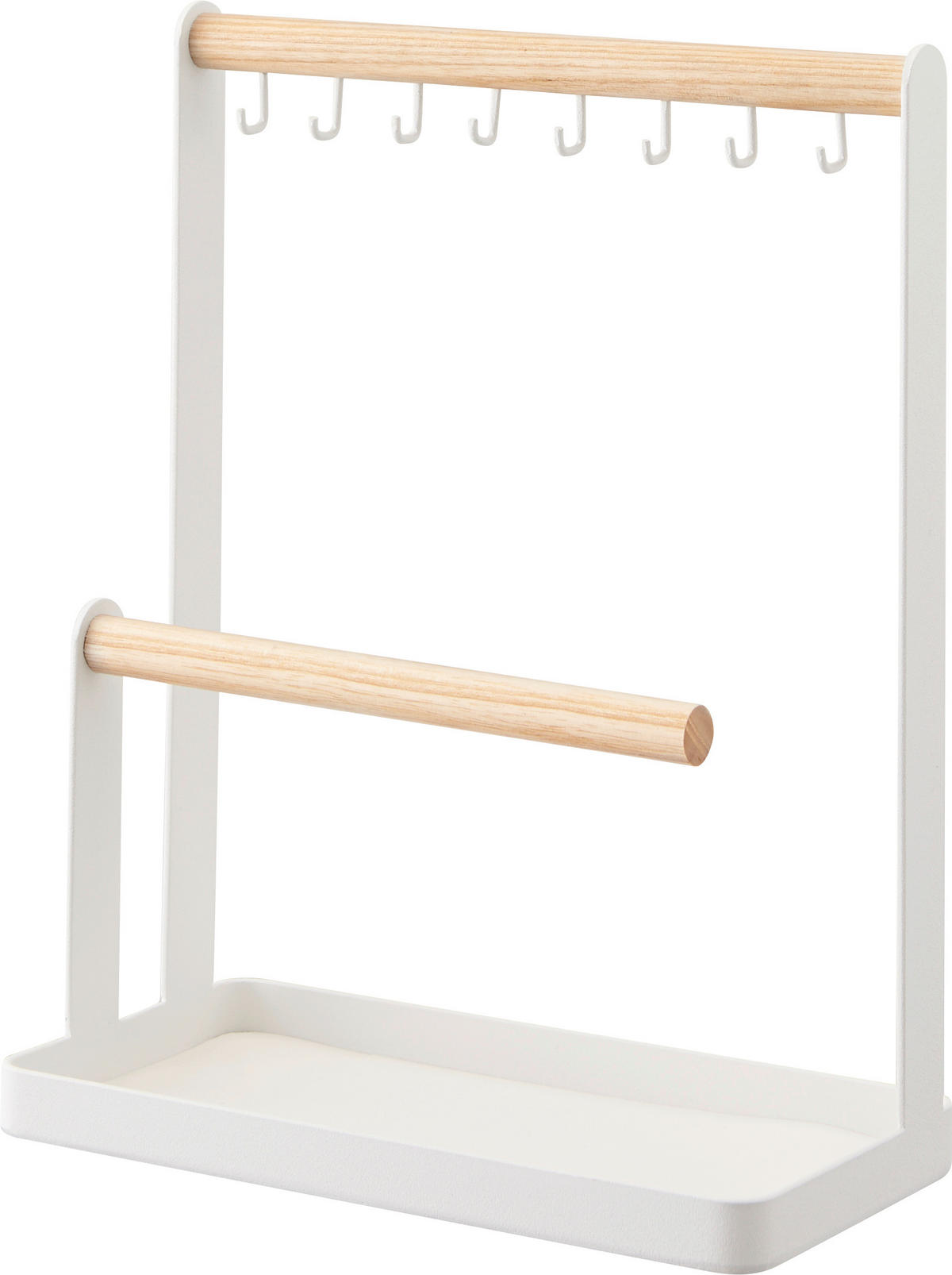SCHMUCKHALTER - Weiss, Basics, Holz/Metall (10,5/20/28,5cm)
