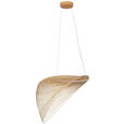 LED-HÄNGELEUCHTE 60/38/163,5 cm  - Eichefarben/Naturfarben, Trend, Holzwerkstoff/Metall (60/38/163,5cm) - Novel