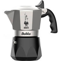 ESPRESSOKOCHER  - Silberfarben/Schwarz, Basics, Kunststoff/Metall (16/9.5/16.5cm) - Bialetti