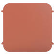 BEISTELLTISCH 48,4/45/40 cm Terracotta quadratisch  - Terracotta, Design, Metall (48,4/45/40cm) - Carryhome