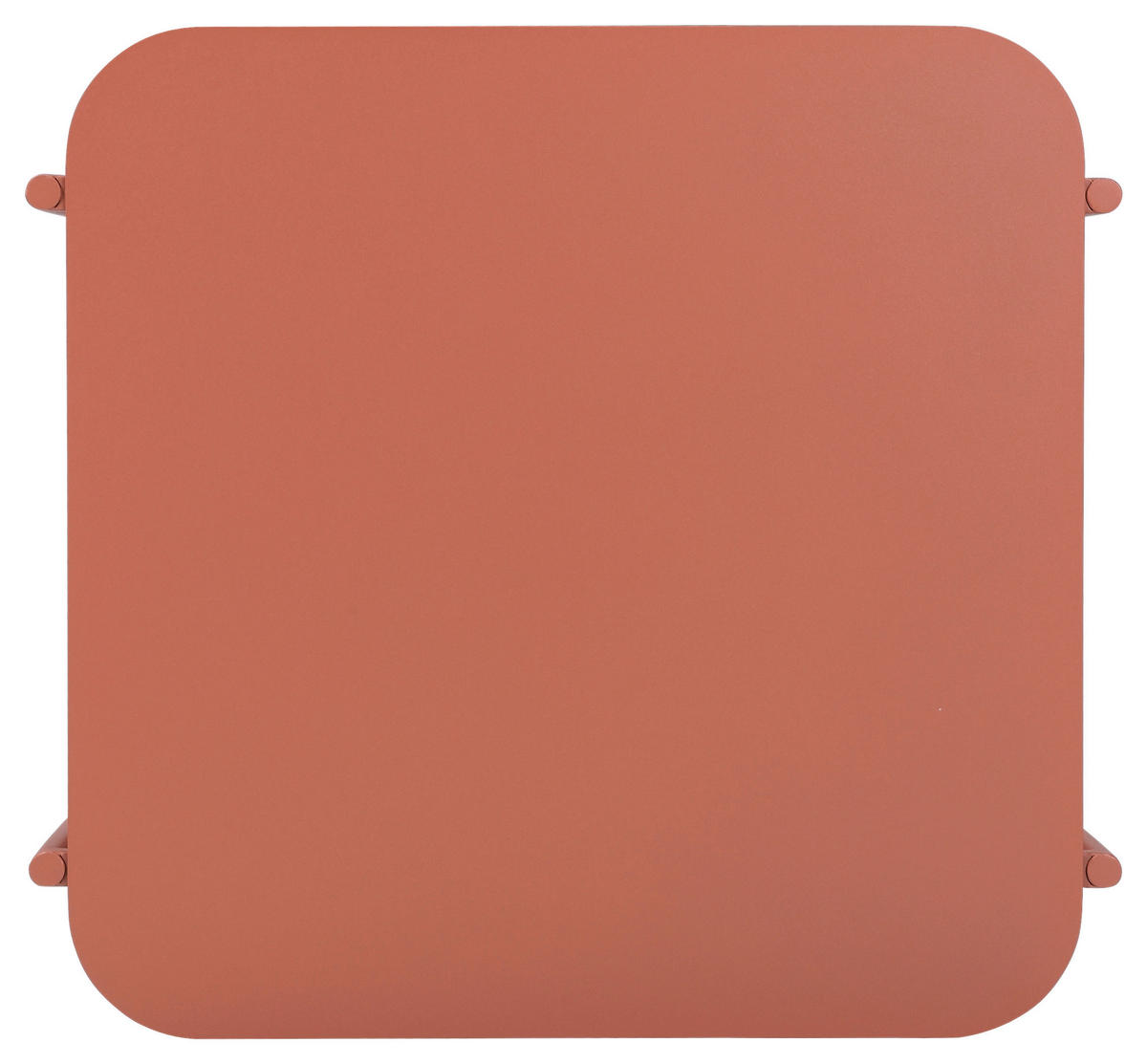 BEISTELLTISCH 48,4/45/40 cm Terracotta quadratisch  - Terracotta, Design, Metall (48,4/45/40cm) - Carryhome