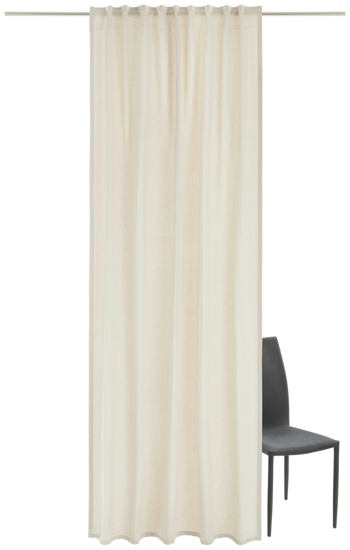 FERTIGVORHANG  blickdicht  140/255 cm   - Taupe, Basics, Textil (140/255cm) - Bio:Vio
