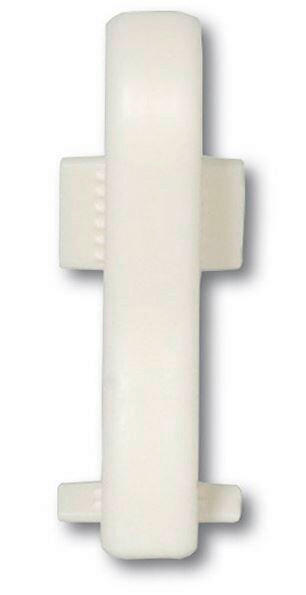 SOCKELLEISTENVERBINDUNGSSTÜCK Weiß  - Weiß, Basics, Kunststoff (4cm) - Homeware