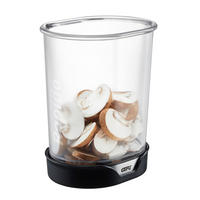 SCHEIBENSCHNEIDER Rapido  - Klar/Schwarz, KONVENTIONELL, Kunststoff/Metall (10,3/7,7/12cm) - Gefu