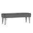 SITZBANK Flachgewebe Anthrazit - Eichefarben/Anthrazit, KONVENTIONELL, Holz/Textil (145/52/45cm) - Carryhome SITZBANK Flachgewebe Anthrazit - Eichefarben/Anthrazit, KONVENTIONELL, Holz/Textil (145/52/45cm) - Carryhome
