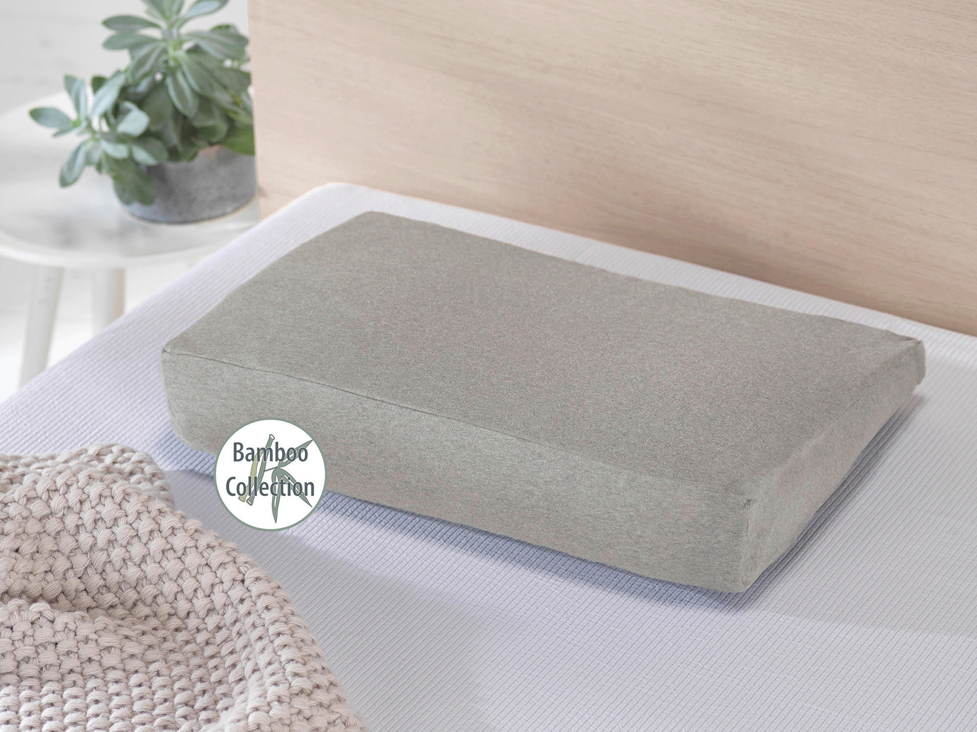 KOPFKISSENBEZUG 32/50 cm  - Grau, Basics, Textil (32/50cm) - Theraline