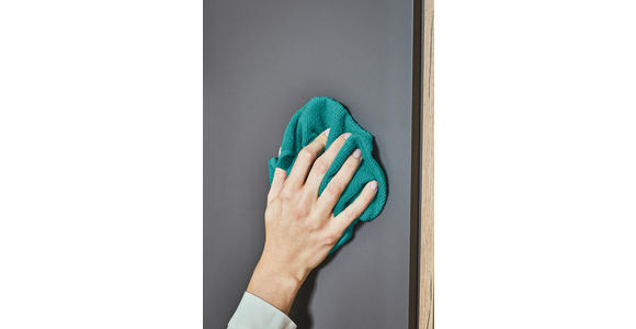 EINBAUKÜCHE   - Graphitfarben, Design, Holzwerkstoff - Xora