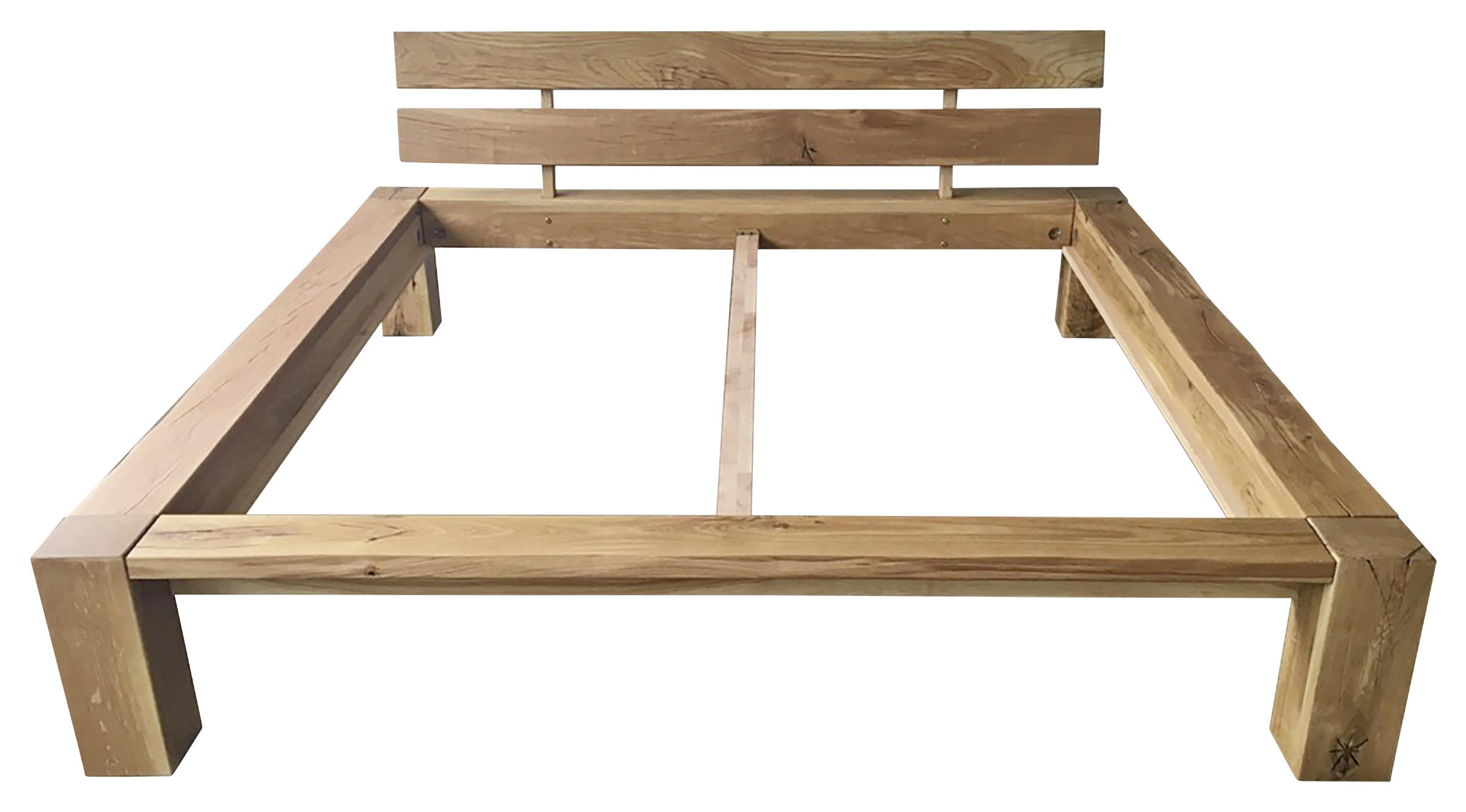 TRÁMOVÁ POSTEĽ, 180/200 cm, farba duba - farba duba, Lifestyle, drevo (180/200cm) - Linea Natura