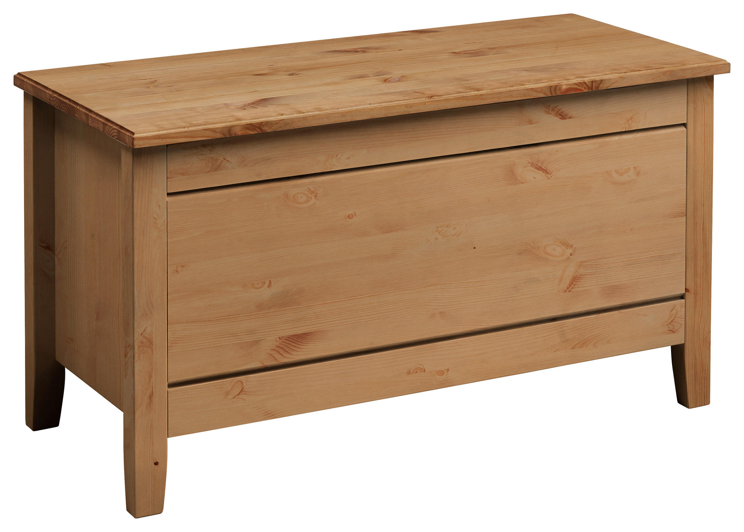 BETTBANK Kiefer Laugenfarbig  - Laugenfarbig, ROMANTIK / LANDHAUS, Holz (86/47/38cm) - Boxxx