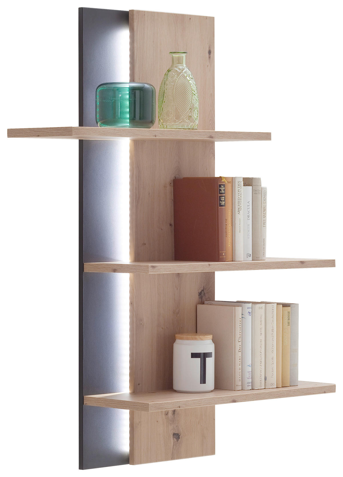 WANDREGAL Eichefarben  - Eichefarben, Design, Holzwerkstoff (95/118/25cm) - MID.YOU