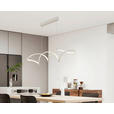 LED-HÄNGELEUCHTE Brownsville 100/22/120 cm  - Sandfarben, Design, Kunststoff/Metall (100/22/120cm) - Novel