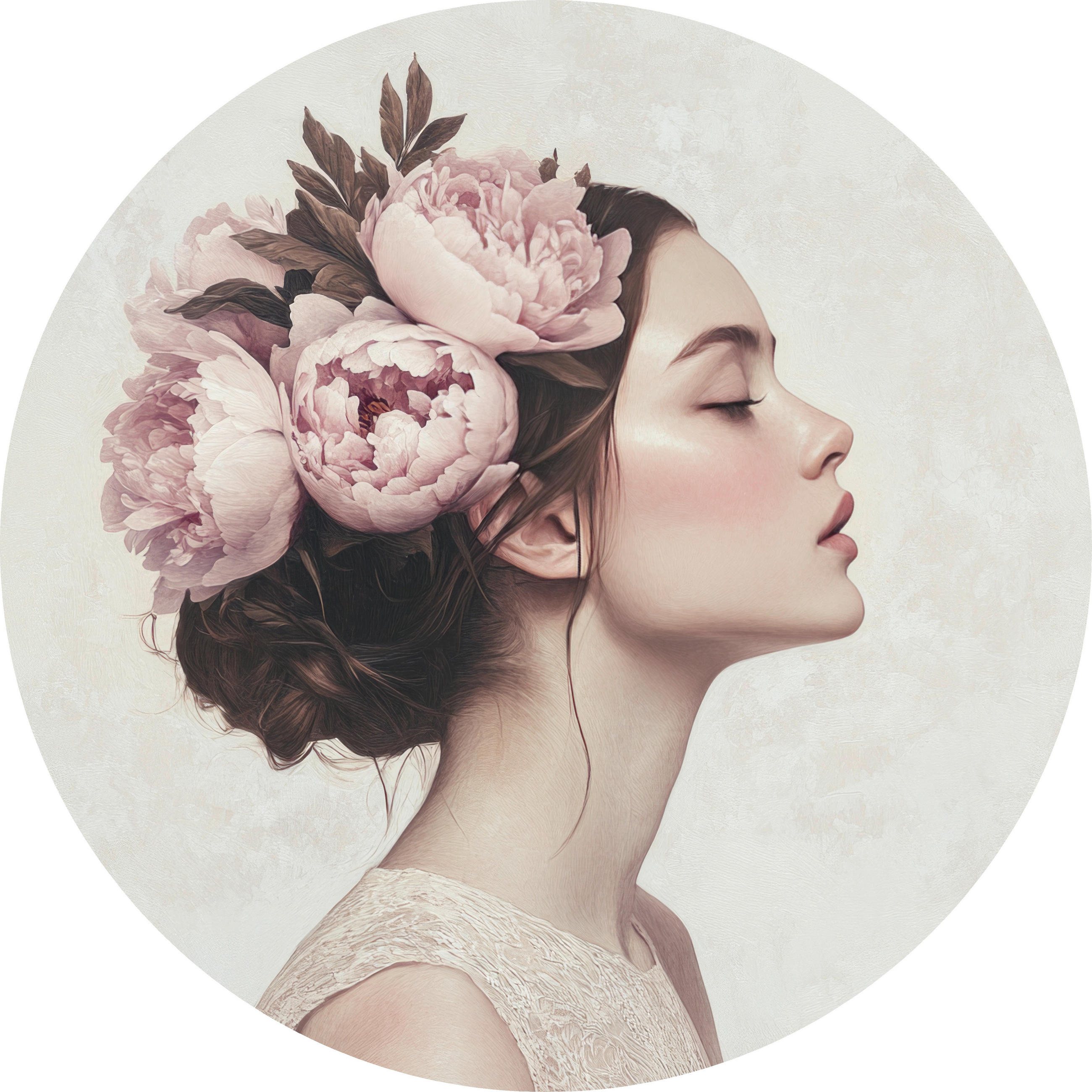 METALLBILD  - Hellrosa/Beige, Basics, Metall (60/0,3cm)