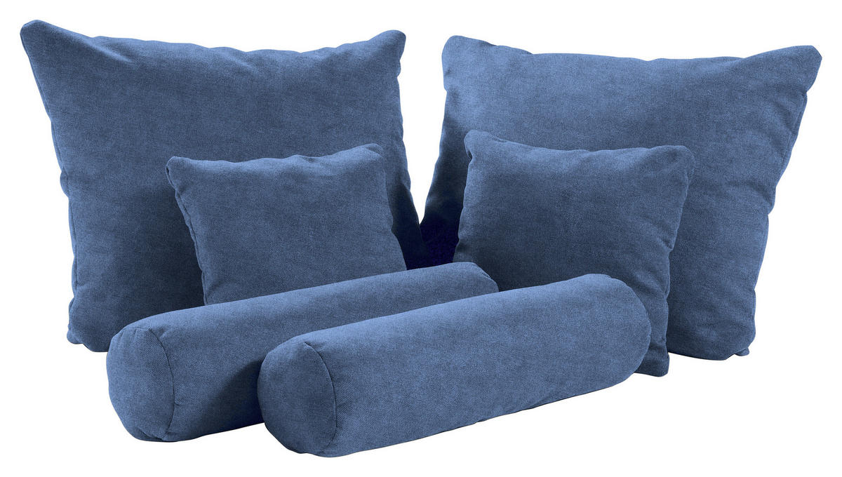KISSENSATZ 6-teilig  - Blau, Design, Textil - Esposa