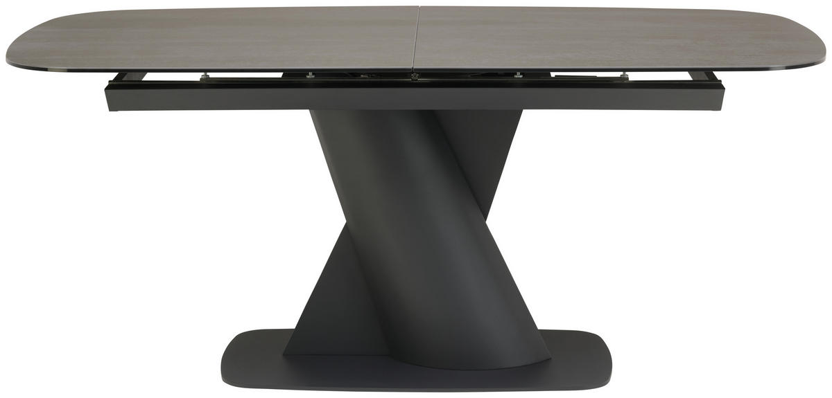 ESSTISCH in Metall, Glas, Keramik  - Anthrazit/Schwarz, LIFESTYLE, Glas/Keramik (180-230/76/95cm) - Livetastic