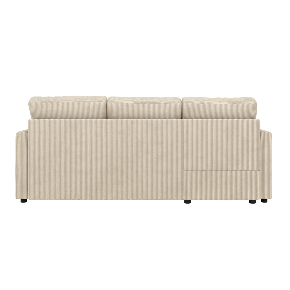 ECKSOFA Beige  - Beige, Basics, Holz/Kunststoff (215/145cm) - MID.YOU