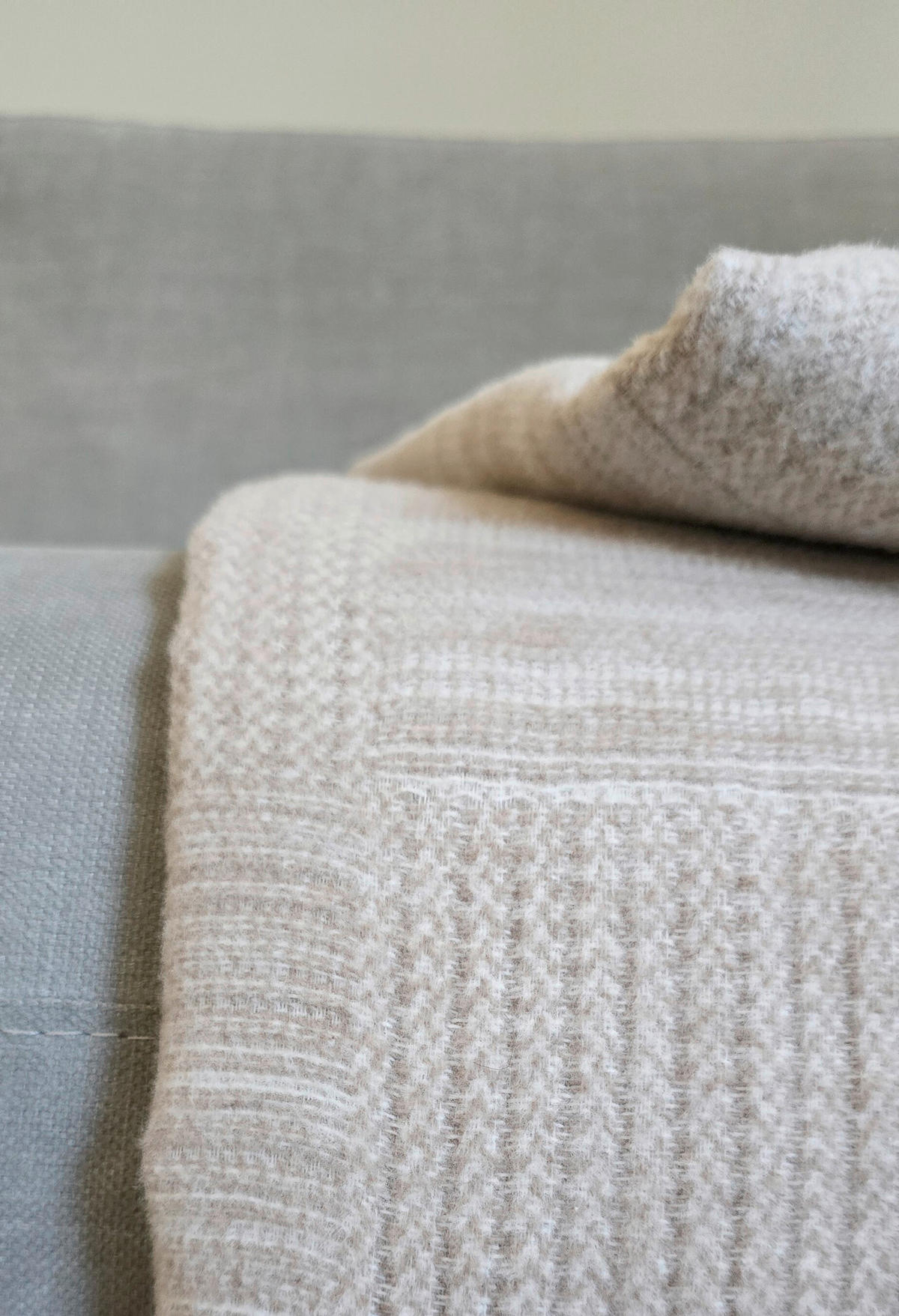 PLÉD 140/200 cm  - bézs, Design, textil (140/200cm) - Bio:Vio