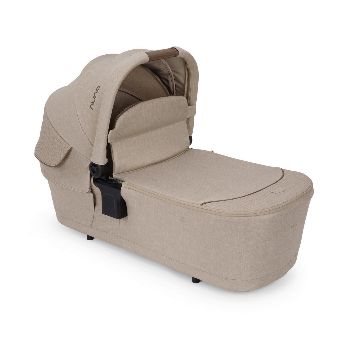 KINDERWAGENSET TRIV lx  - Sandfarben/Schwarz, Basics, Kunststoff/Metall (58/109/93,5cm) - Nuna