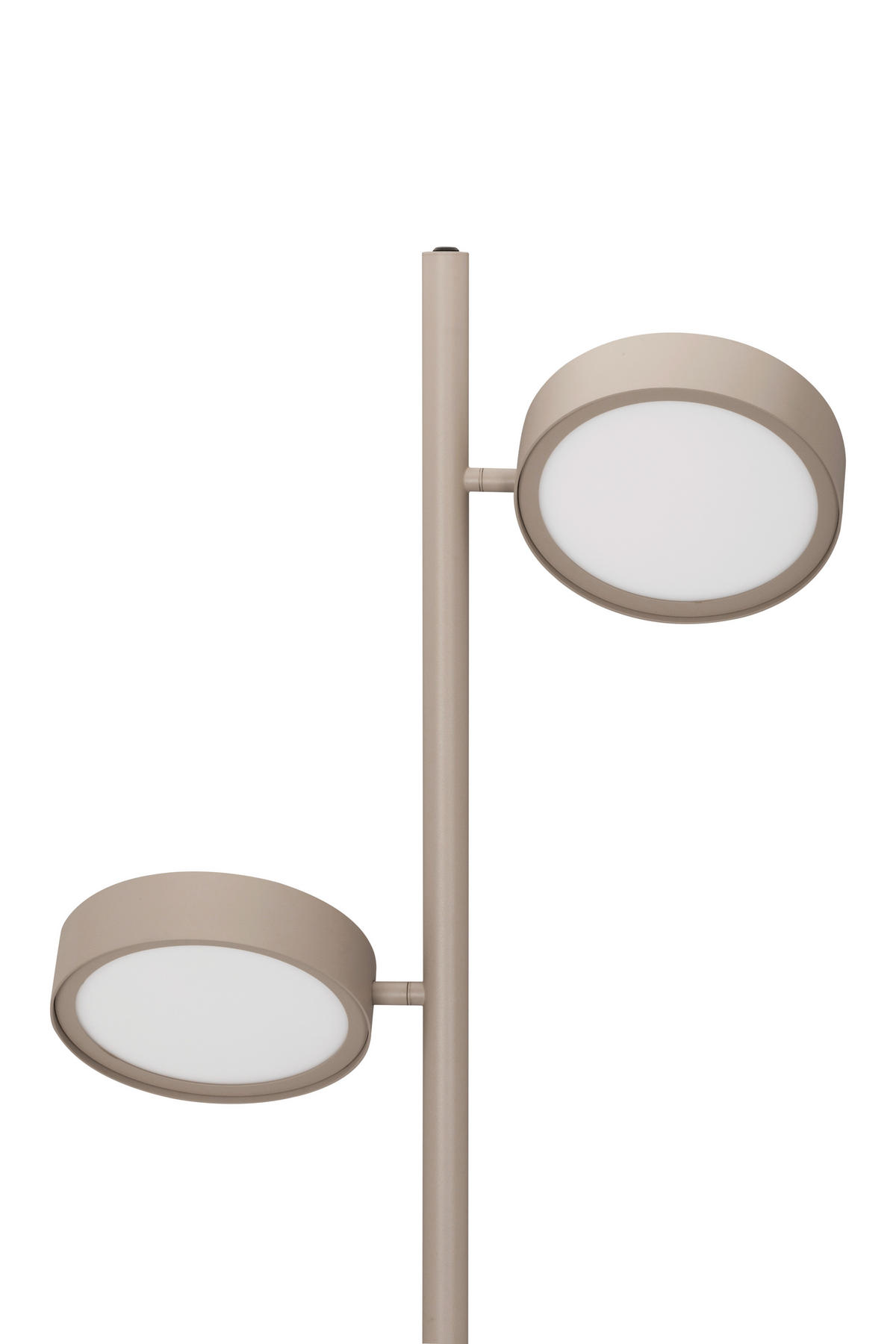 LED-STEHLEUCHTE Bellevue 43/28/162 cm   - Sandfarben, Design, Metall (43/28/162cm) - Dieter Knoll