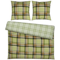 OBOJSTRANNÁ POSTEĽNÁ BIELIZEŇ, renforcé, zelená, 200/200 cm - zelená, Konventionell, textil (200/200cm) - Novel