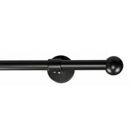 VORHANGSTANGE 350 cm  - Schwarz, KONVENTIONELL, Metall (350cm)