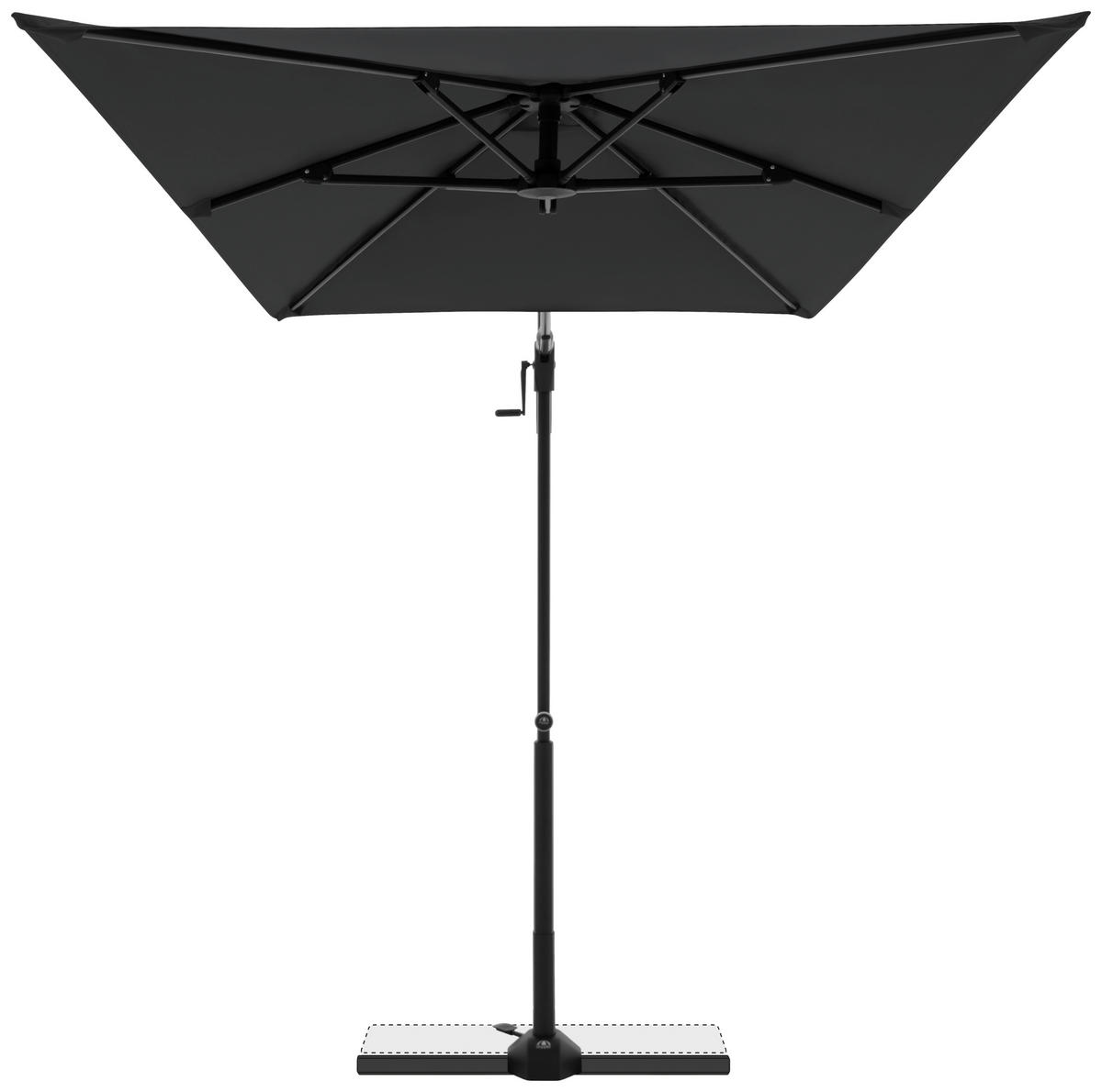 SENČNIK - črna/antracit, Basics, kovina/tekstil (240/135cm) - Doppler