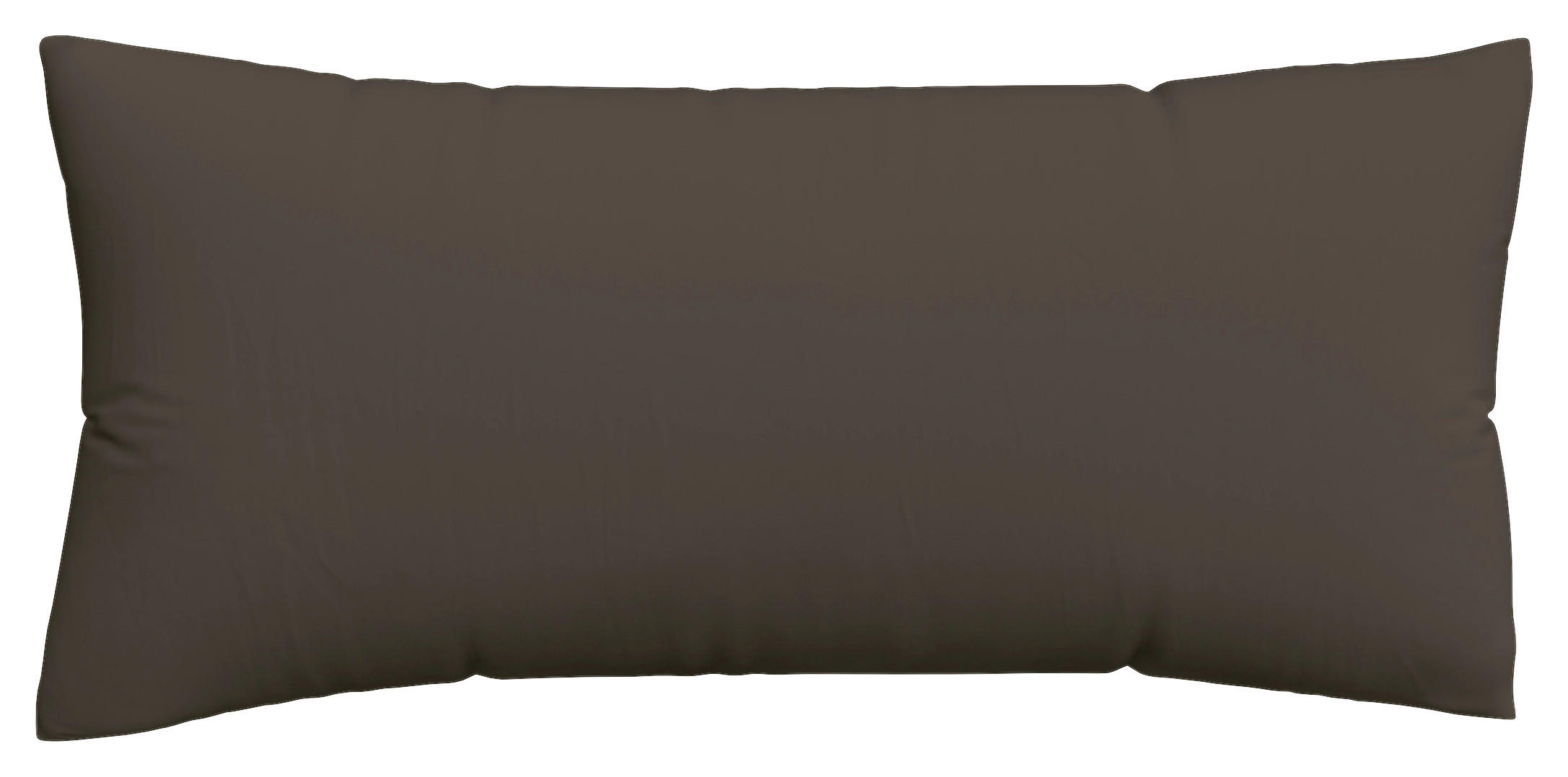 KOPFKISSENBEZUG - Dunkelbraun, Basics, Textil (40/80cm) - Schlafgut