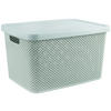 FÖRVARINGSLÅDA 38,5/28/22 cm   - grön, Basics, plast (38,5/28/22cm) - Homeware