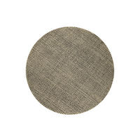 WEBTEPPICH Wohnzimmer 180 cm Hamptons Twentynine Schwarz, Sandfarben rund  - Sandfarben/Schwarz, Design, Textil (180cm) - WECON HOME