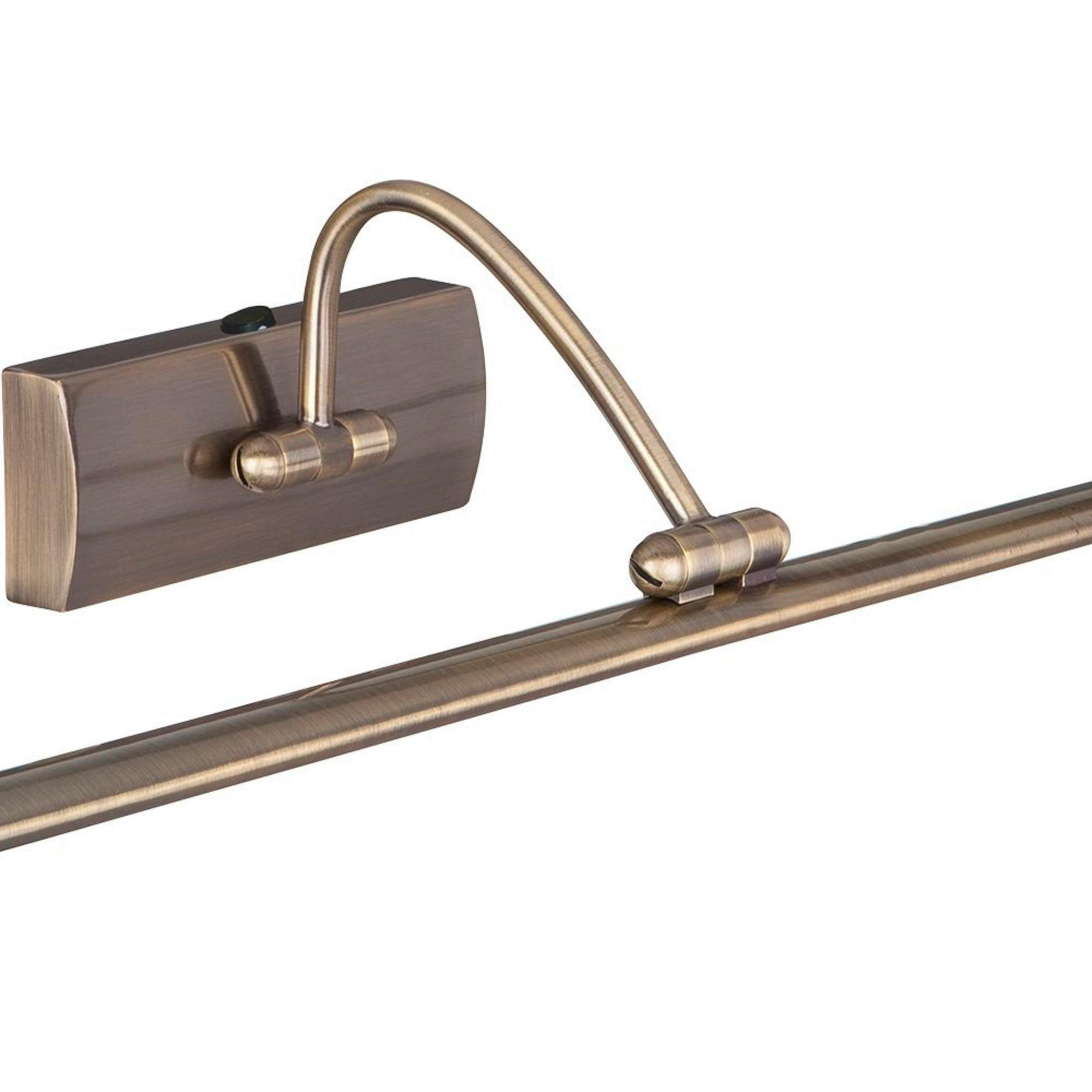 LED-TAVELBELYSNING Barcelona 38/11/19 cm   - mässingsfärgad, Basics, metall (38/11/19cm)