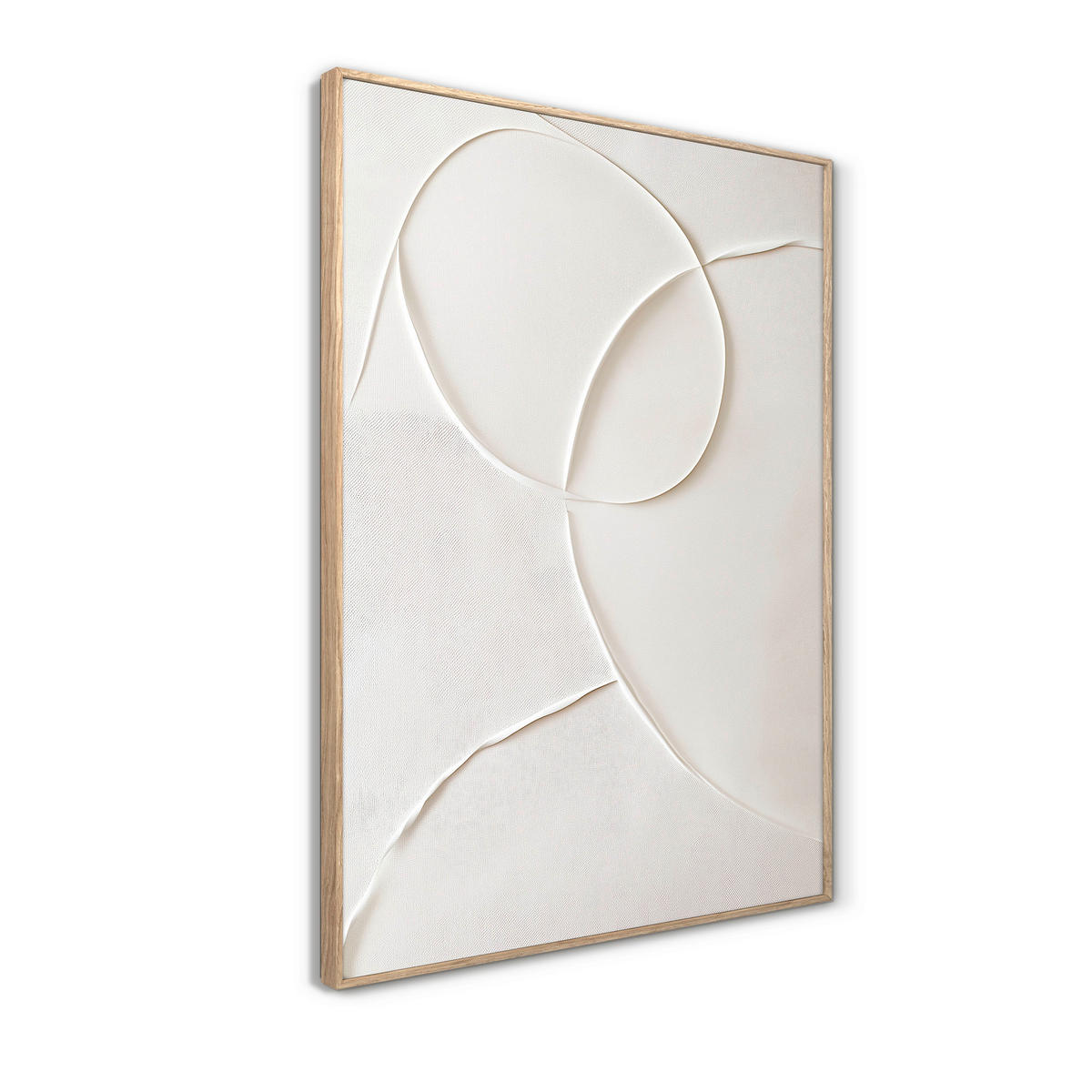 LEINWANDBILD Abstraktes 70/100 cm  - Beige, Basics, Holz/Textil (70/100cm)