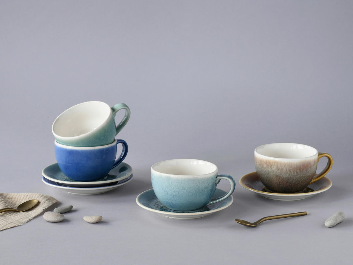 TASSENSET Caldera 8-teilig  - Multicolor, Basics, Keramik - Creatable