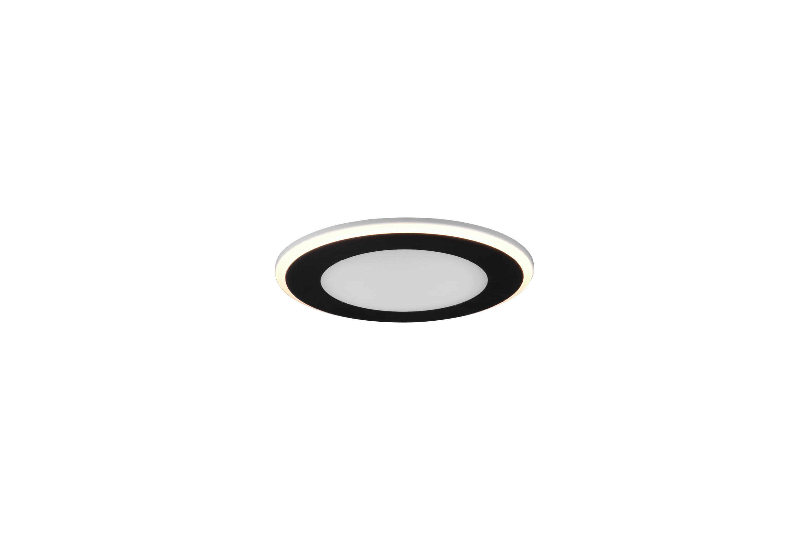 LED-EINBAUSPOT Aura 14,8 cm  - Schwarz, Basics, Kunststoff (14,8cm) - Trio Leuchten