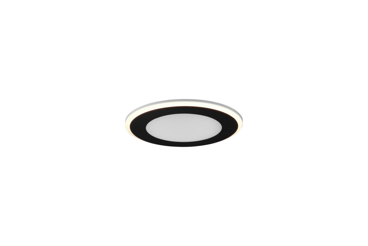 LED-EINBAUSPOT 14,8 cm  - Schwarz, Basics, Kunststoff (14,8cm) - Trio Leuchten