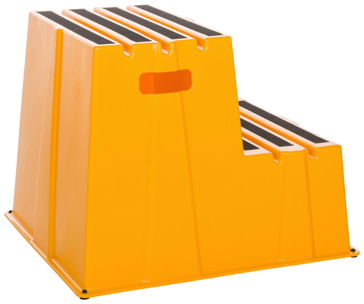 TRITTHOCKER Gelb  - Gelb, Basics, Kunststoff (57/51/65cm) - MID.YOU