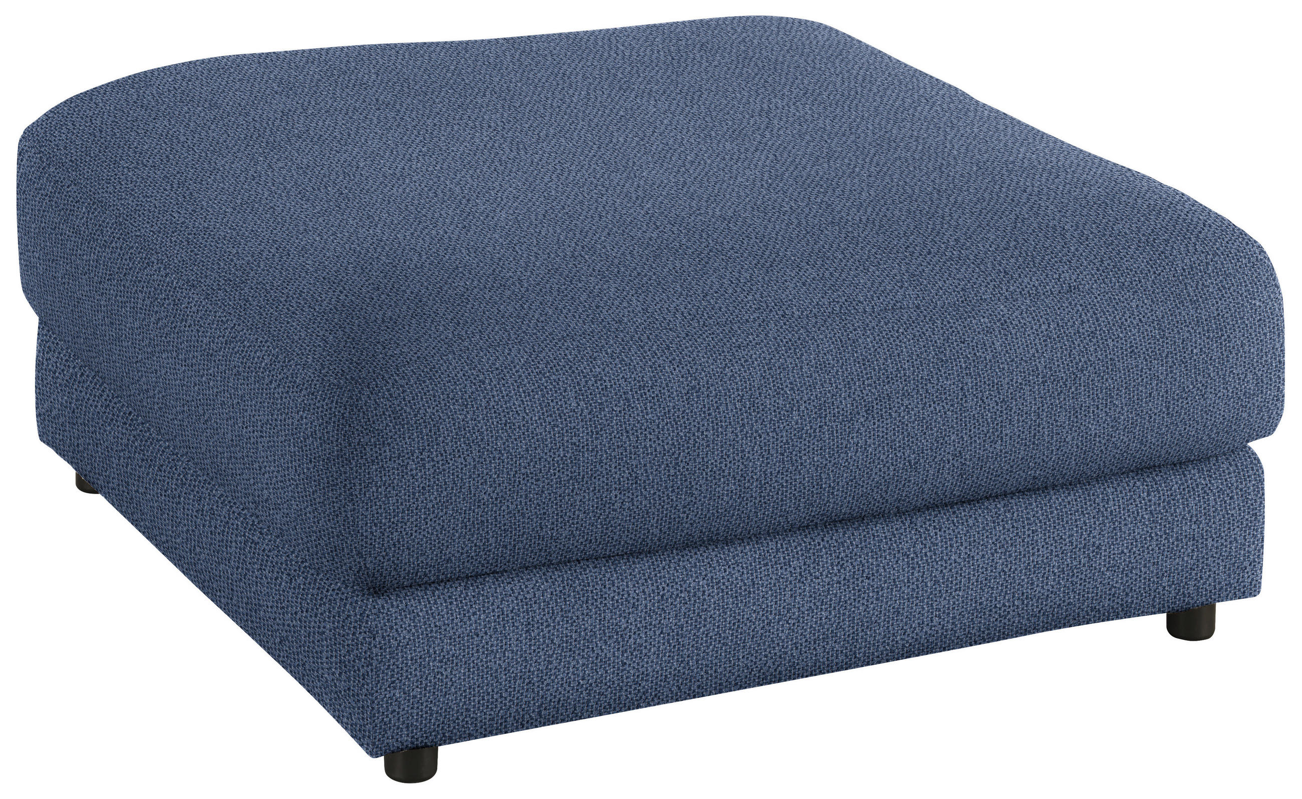 HOCKER in Textil Blau  - Blau/Schwarz, Design, Kunststoff/Textil (100/86/100cm) - Lomoco
