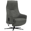 RELAXSESSEL in Leder Dunkelgrau  - Dunkelgrau/Anthrazit, Design, Leder/Metall (70/85/112cm) - Himolla Komfortklass