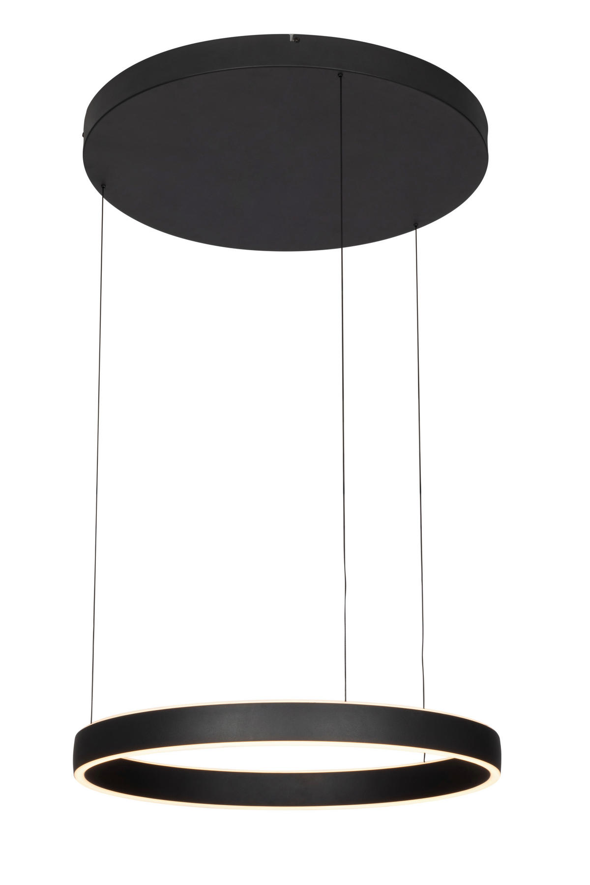 LED-HÄNGLAMPA Kent 60/170 cm  - svart, Design, metall/plast (60/170cm) - Dieter Knoll