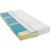 KOMFORTSCHAUMMATRATZE 80/200 cm Höhe ca. 18 cm 7 -Zonen - Weiß, Basics, Textil (80/200cm) - Boxxx