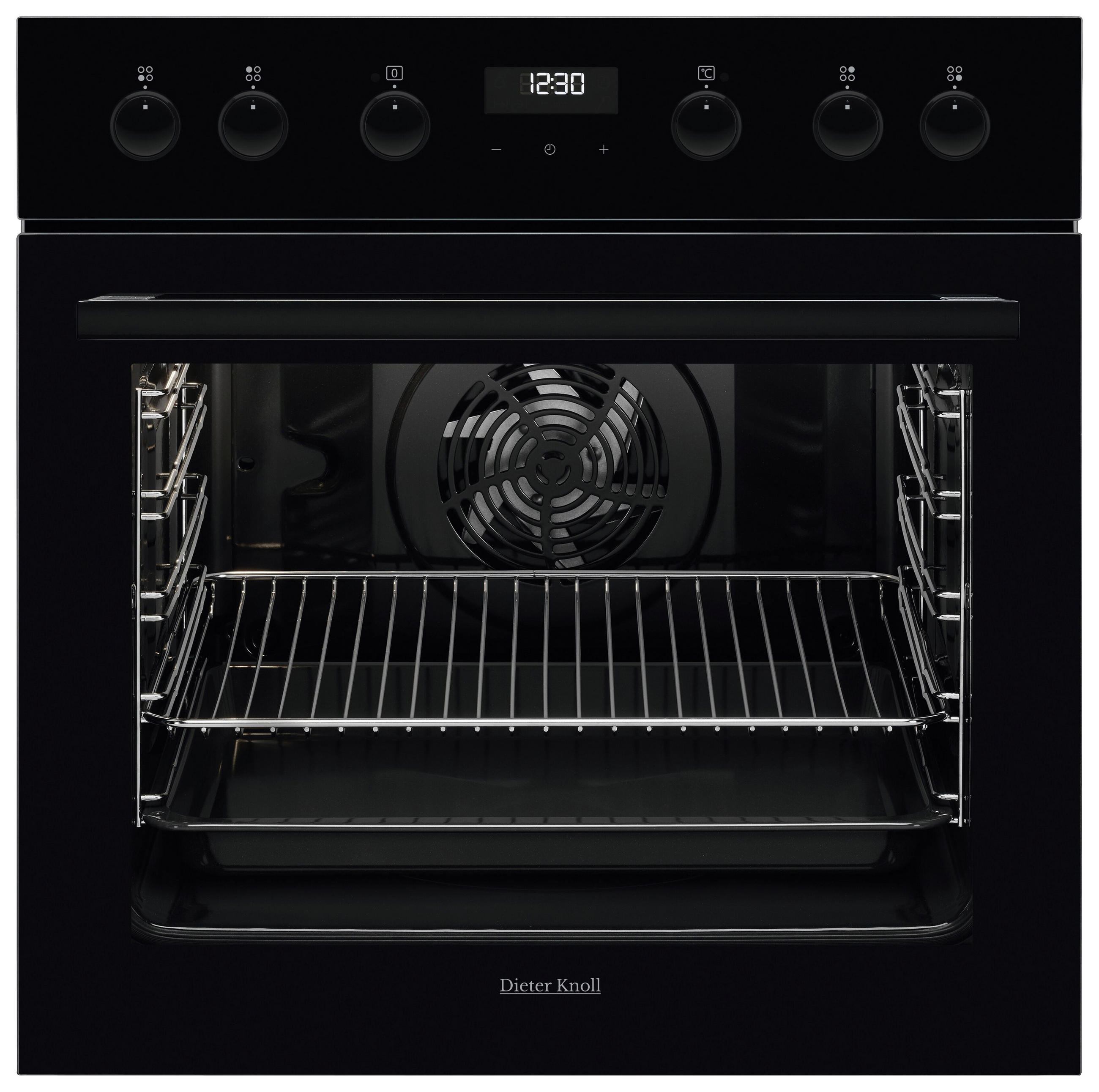 EINBAUHERD DKU35907BK  - Schwarz, Basics, Glas/Metall (59,4/59,4/56,8cm) - Dieter Knoll