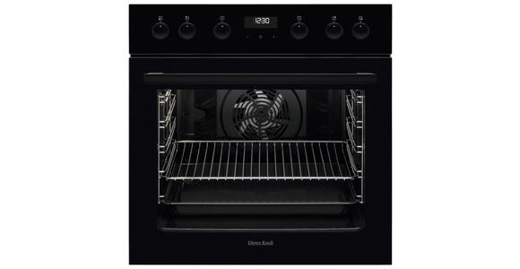 EINBAUHERD DKU35907BK  - Schwarz, Basics, Glas/Metall (59,4/59,4/56,8cm) - Dieter Knoll