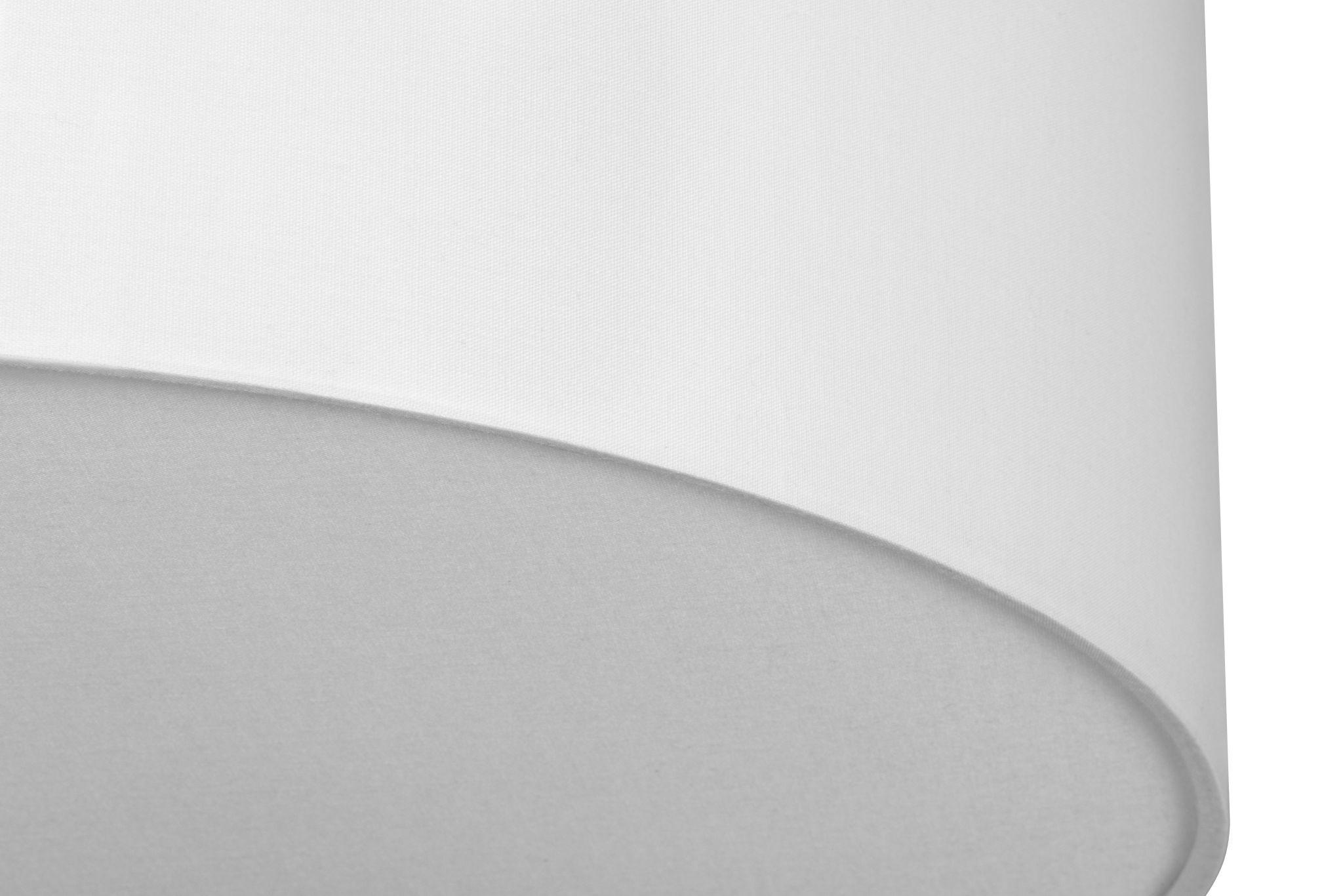 DECKENLEUCHTE Ella 40/14 cm   - Weiß, Basics, Textil/Metall (40/14cm) - Novel