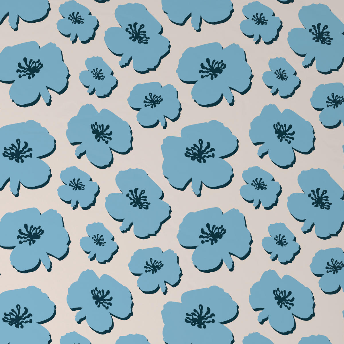 BETTWÄSCHE Satin 155/220 cm  - Blau, Textil (155/220cm) - Esposa