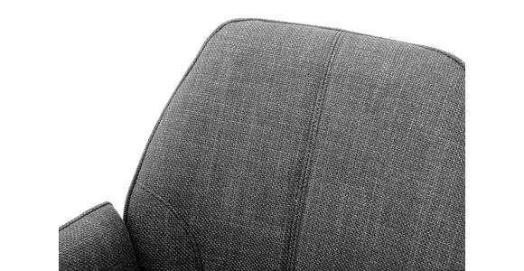 ARMLEHNSTUHL in Webstoff - Schwarz/Grau, Design, Textil/Metall (58/87/61cm) - Carryhome