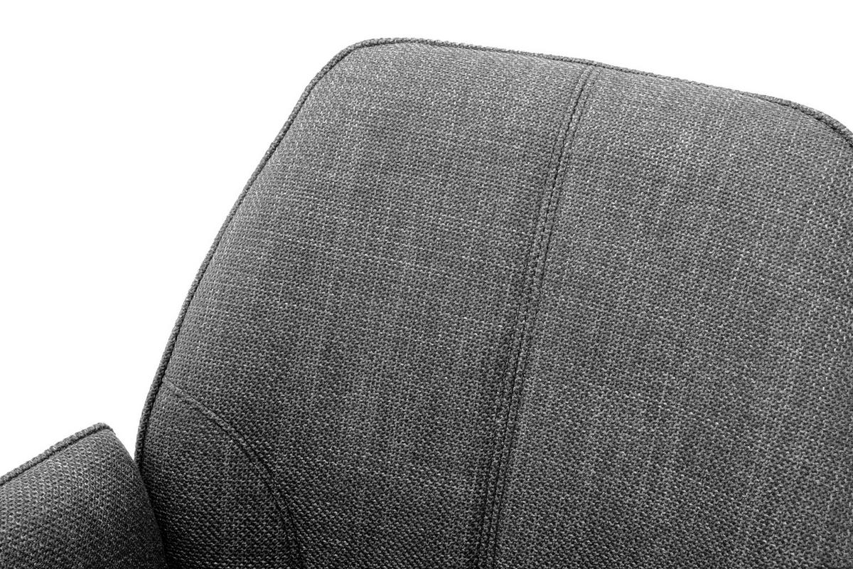 ARMLEHNSTUHL  in Webstoff  - Schwarz/Grau, Design, Textil/Metall (58/87/61cm) - Carryhome