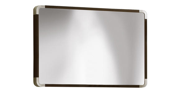 WANDSPIEGEL - Wengefarben, Design, Glas (94/61/6cm) - Moderano